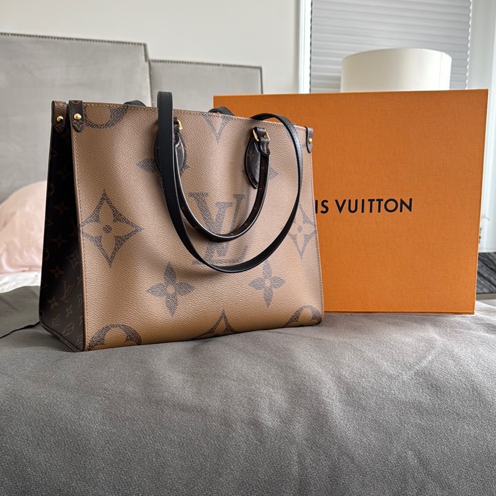 Louis Vuitton Brown and Black Elegant Tote
